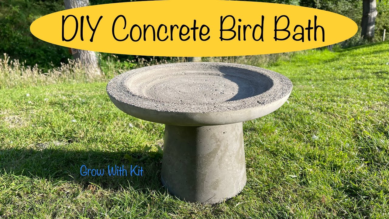 Concrete for Bird Baths: Create a Durable and Beautiful DIY Feature