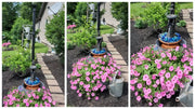 Create a dreamy hummingbird fountain: a gorgeous transformation of a $1 flower pot