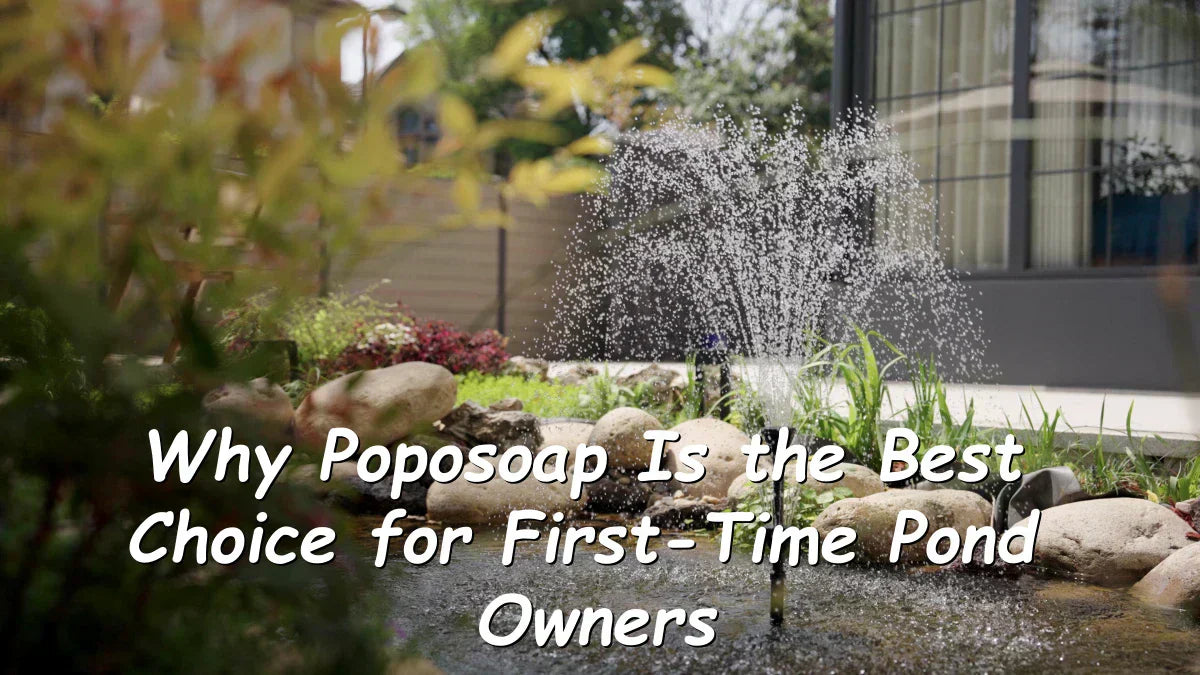 Why Poposoap Is the Best Choice for First-Time Pond Owners