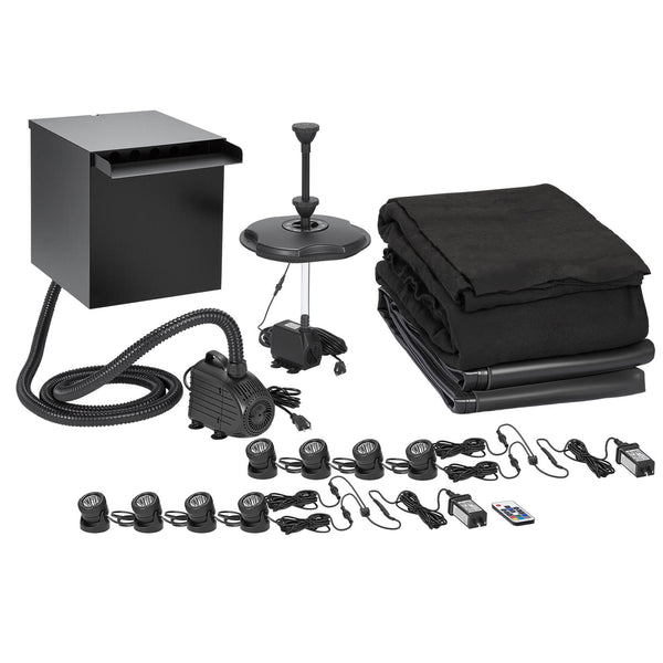 backyard fish pond kits,goldfish pond kits,outdoor fish pond kits