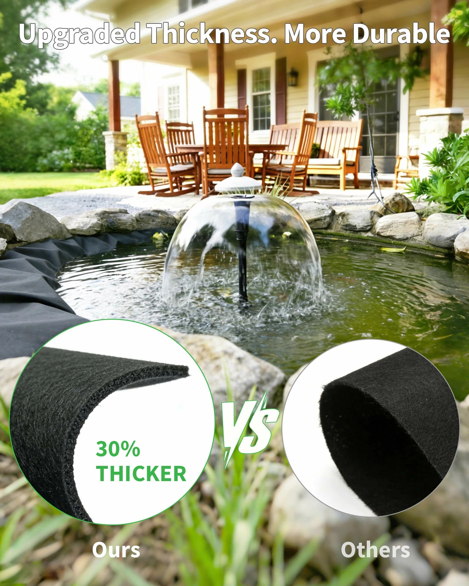 Sous-couche pour bassin de 13 pi x 13 pi
