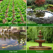 60W 880GPH Submersible Water Pump for Hydroponic Pond Fish Tank Fountain