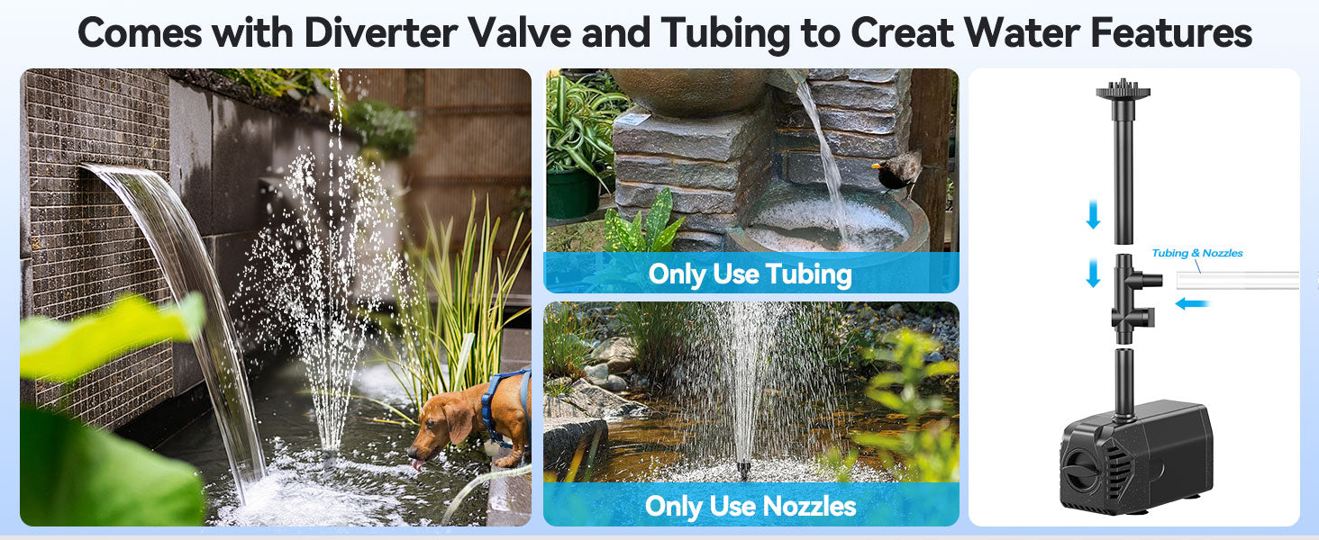 Diverter Valve & Tubing – Create Custom Water Features