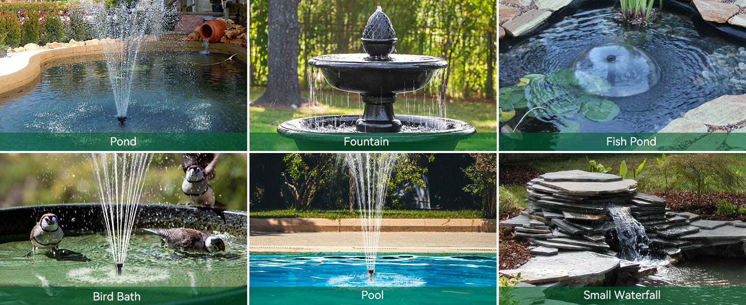 Perfect for Ponds, Fountains & Backyard Water Features