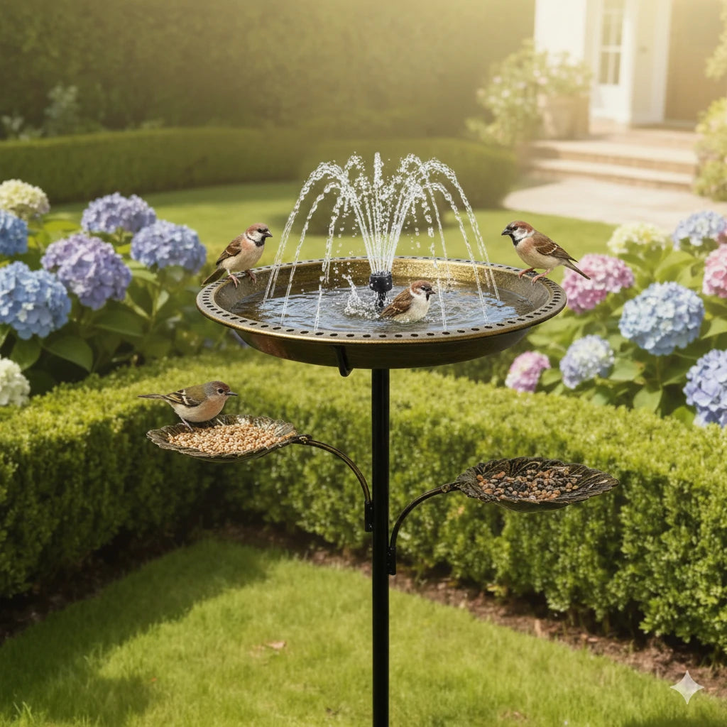 Solar Bird Bath Fountain Kit