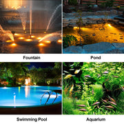 Underwater Solar Pond Lights for Fountain Pond Swimming Pool Aquarium