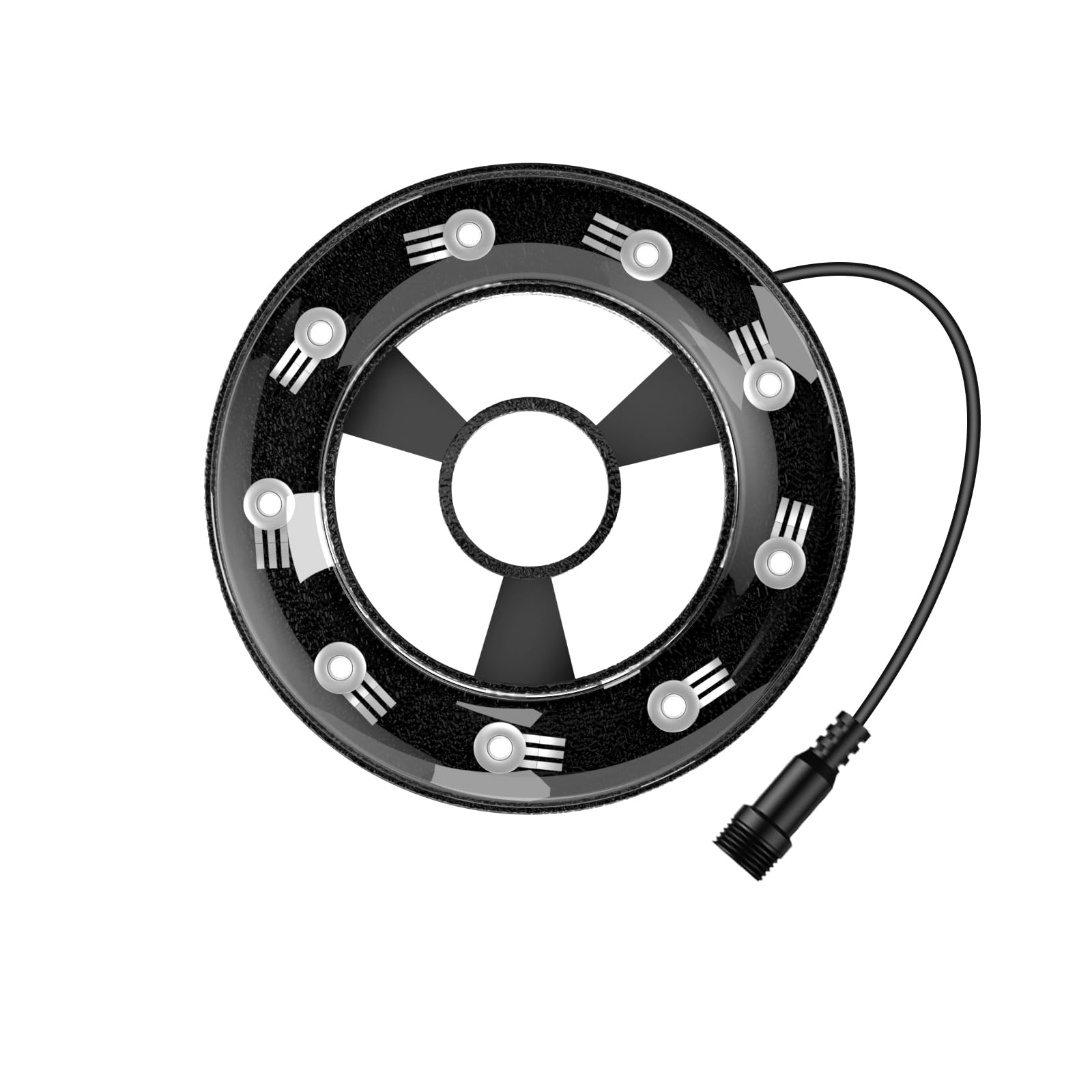 POPOSOAP RGB Fountain Ring Light