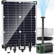 20W 280GPH Solar Water Fountain Pump (Green)