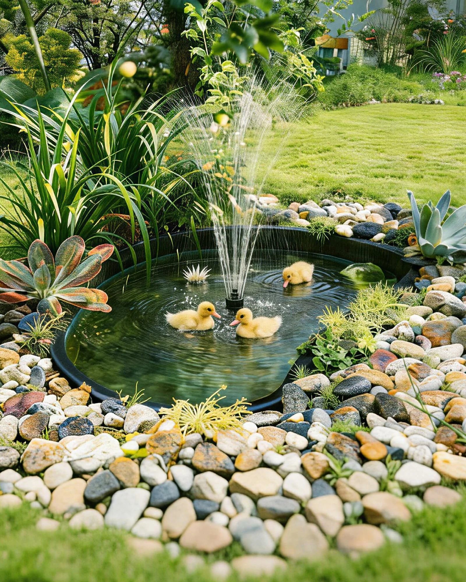 33 Gallon Rigid Plastic Pond