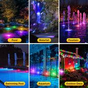 4-Head RGB AC Underwater Pond Lights