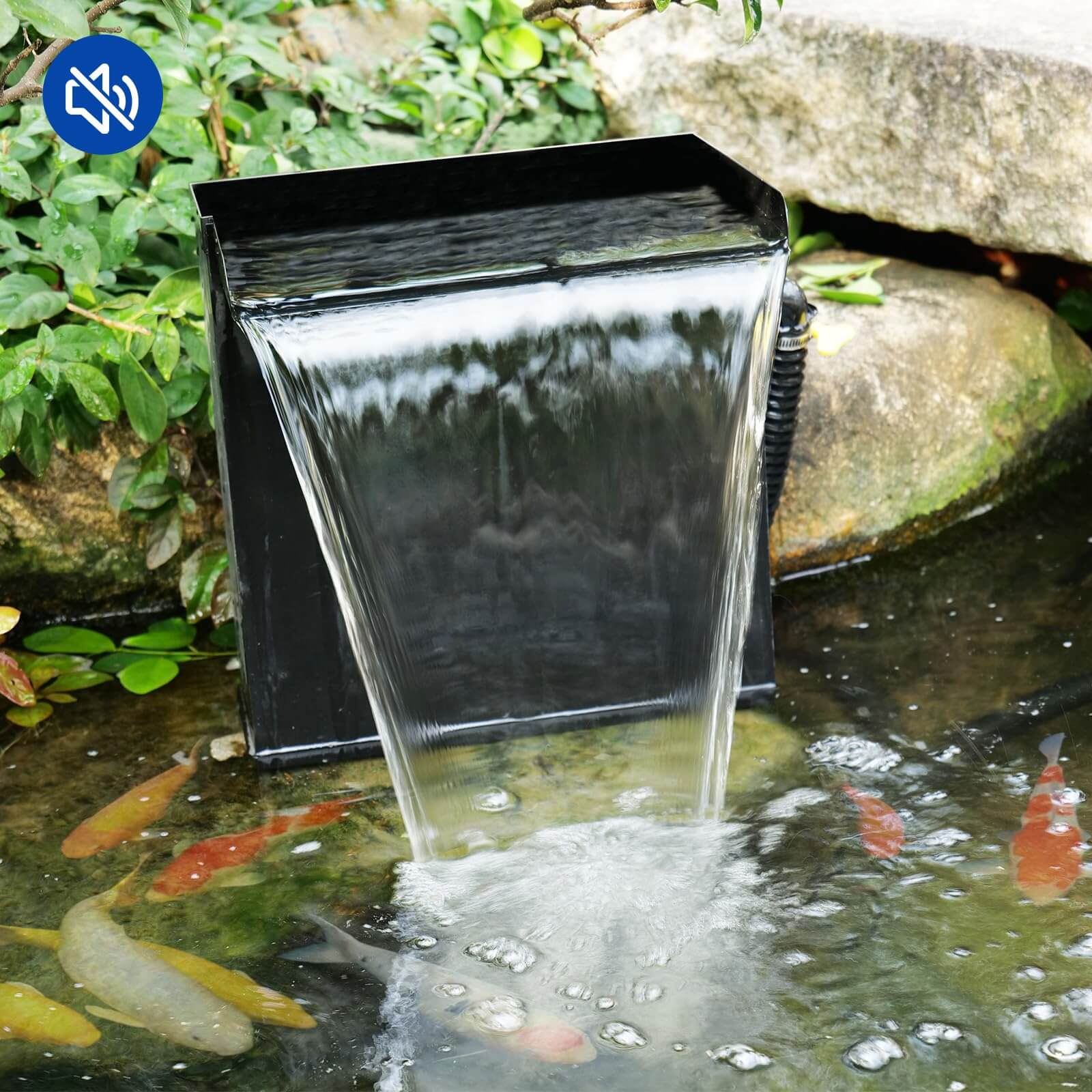 outdoor solar waterfalls,solar powered outdoor waterfall,solar powered waterfall kit