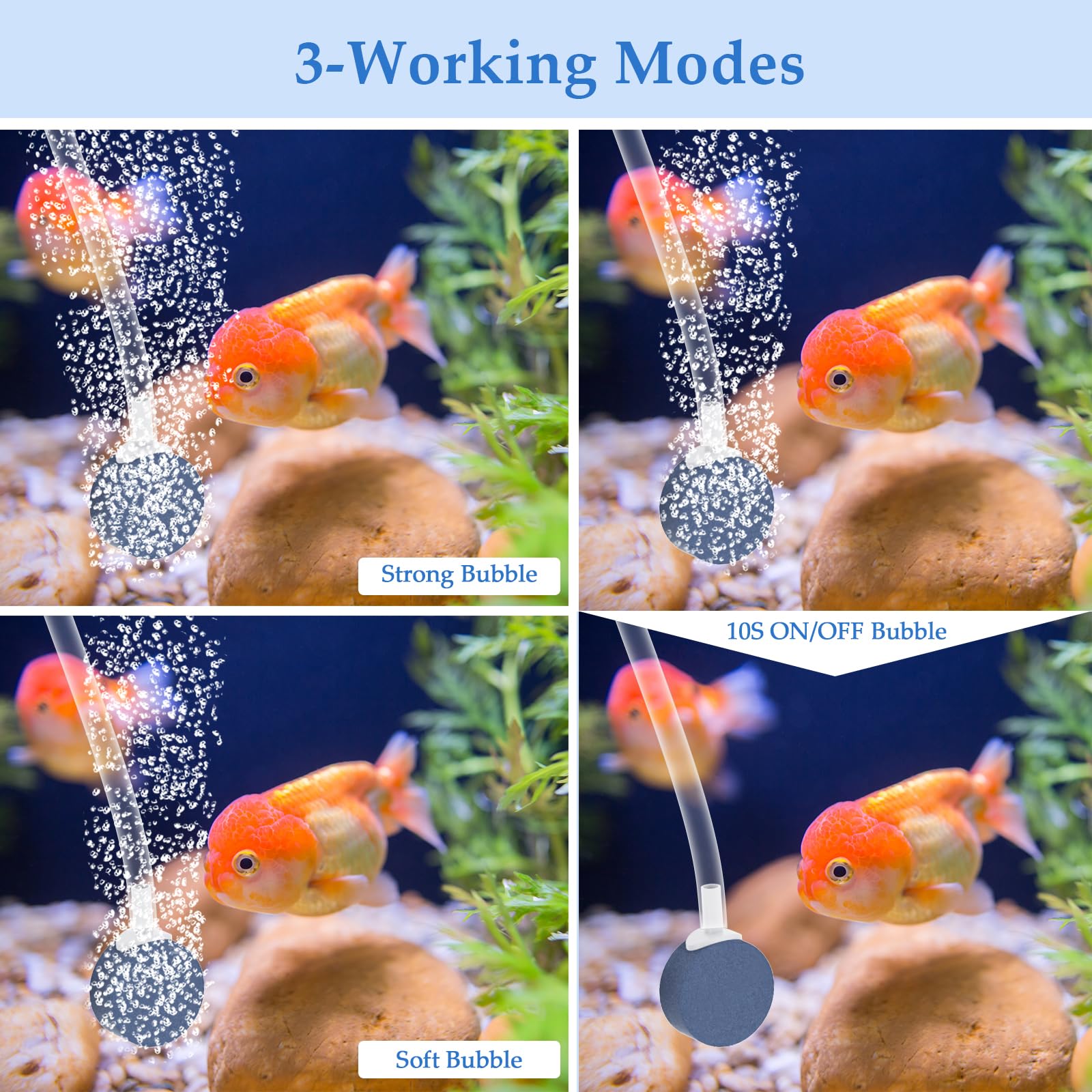 15W Solar Pond Aerator with 4400mAh Battery