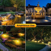 4-Head Warmwhite AC Underwater Pond Lights
