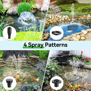 P3303 30W 320GPH Solar Pond Filter & Fountain Kit