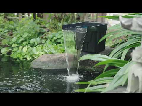 80W 1200GPH Electric Waterfall Pump Kit with 12.6"x11" Spillway