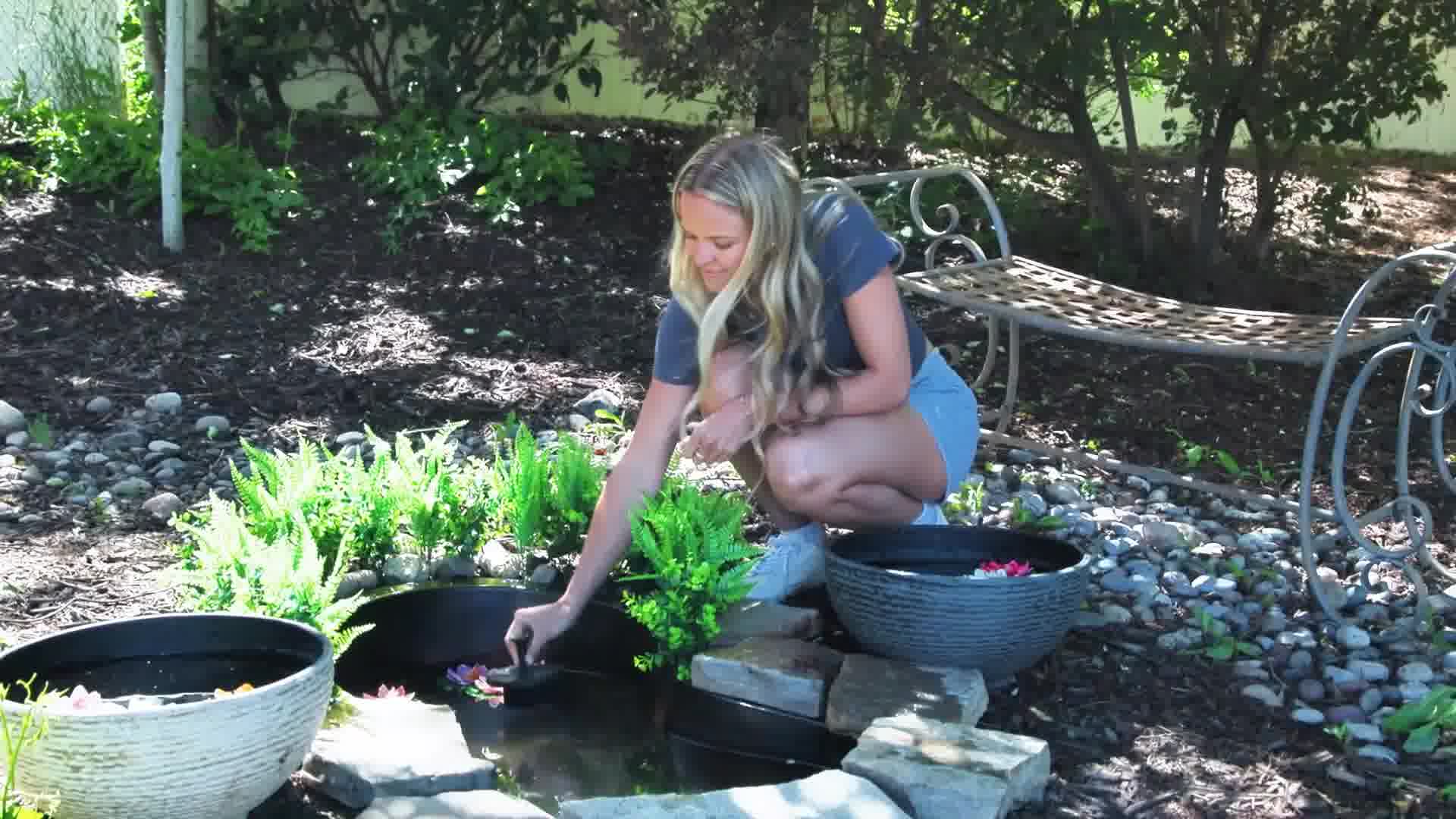 User Story: How Does Poposoap Solar Water Floating Fountain Change Their Garden?