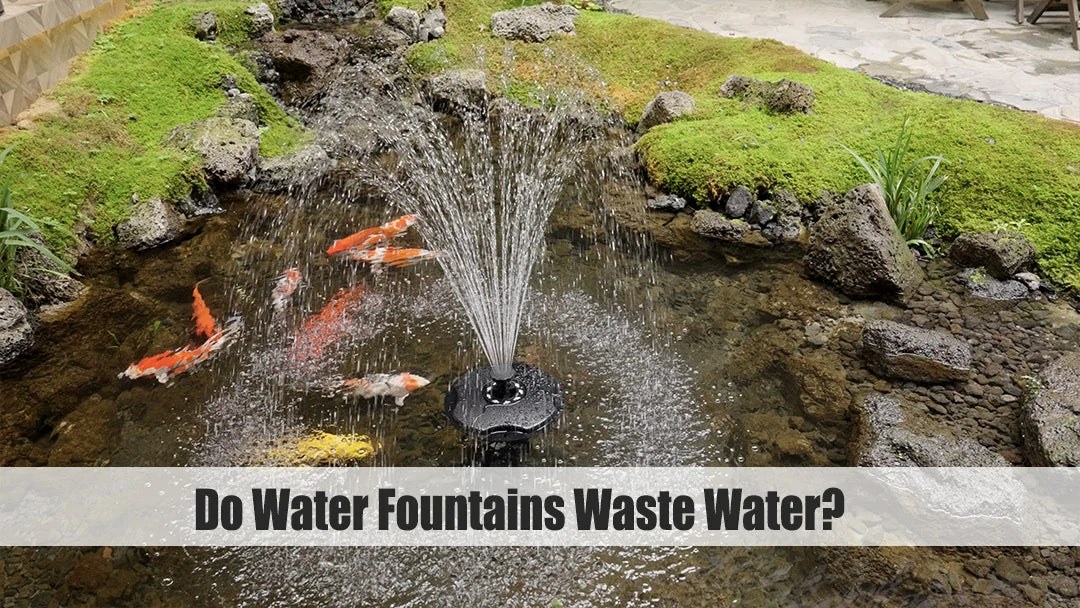 do fountains waste water​