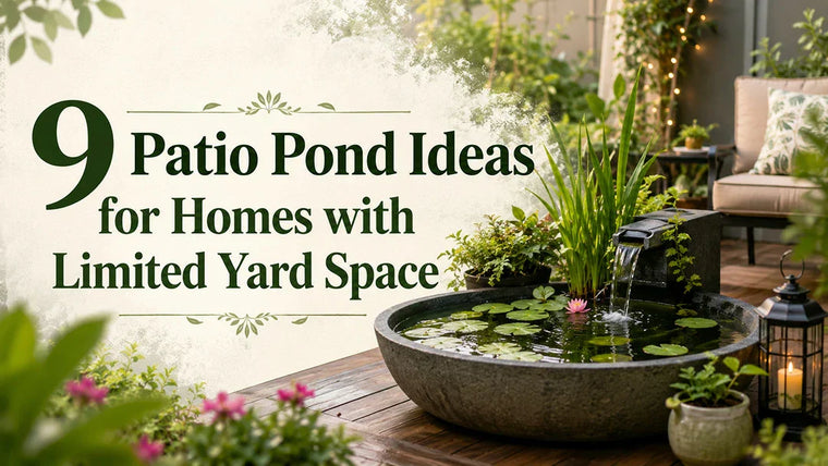 9 Patio Pond Ideas for Homes with Limited Yard Space