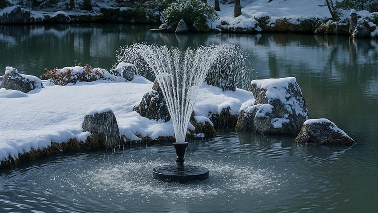 Winterteichpflege in gemäßigten Zonen
