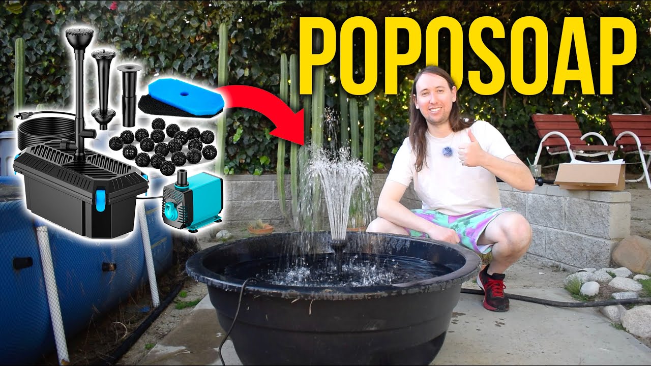Poposoap Pond Filter Pump Review: A Powerful Assistant for Creating Clear Waterscapes