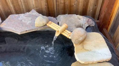 17. Consider adding a bamboo water feature for aesthetic appeal.