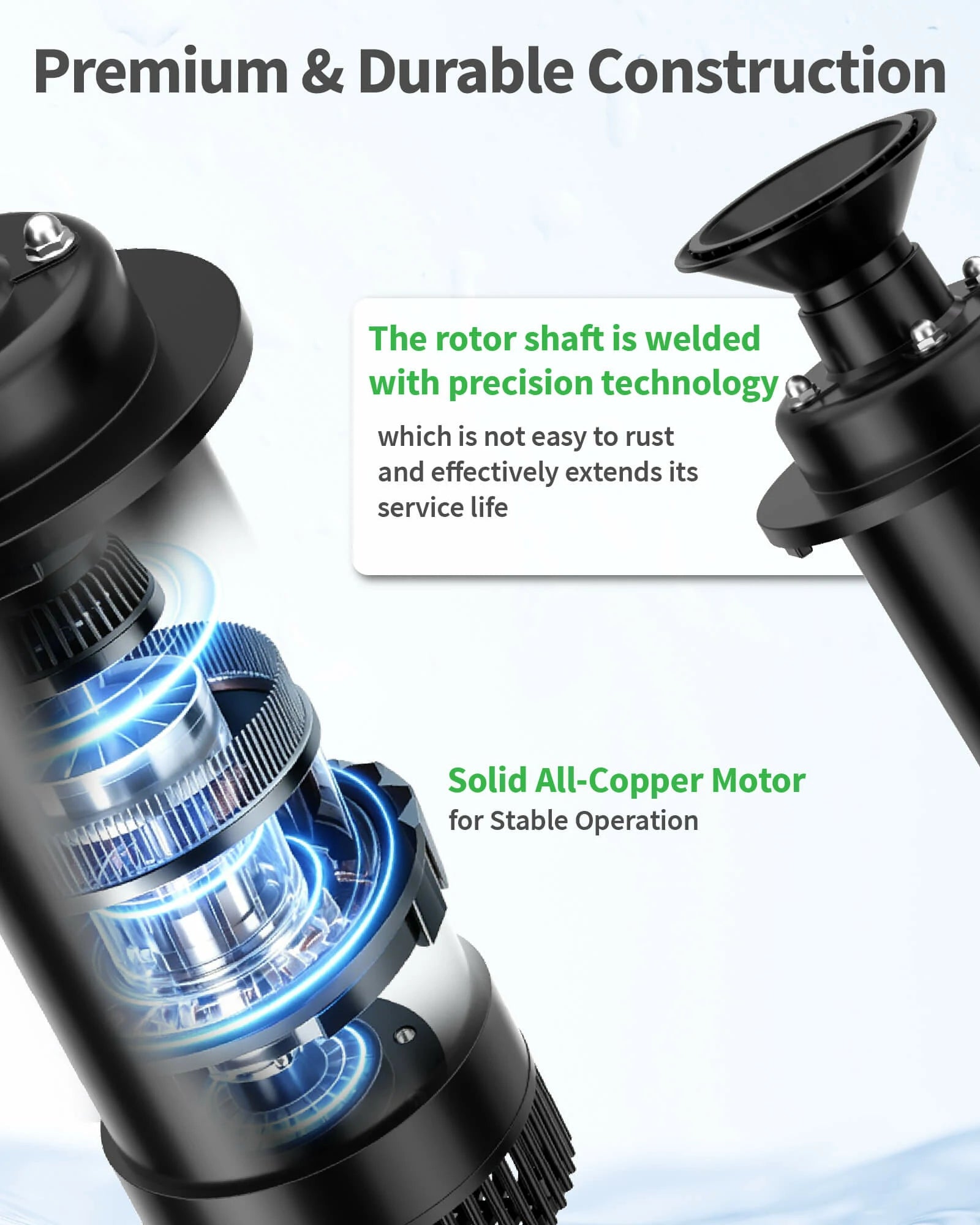 8000GPH Pond Fountain Aerator with Smart Timer