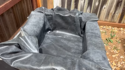 7. Ensure there is at least a 10-inch overhang on all sides.