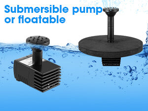 Submersible or Floatable Pump
