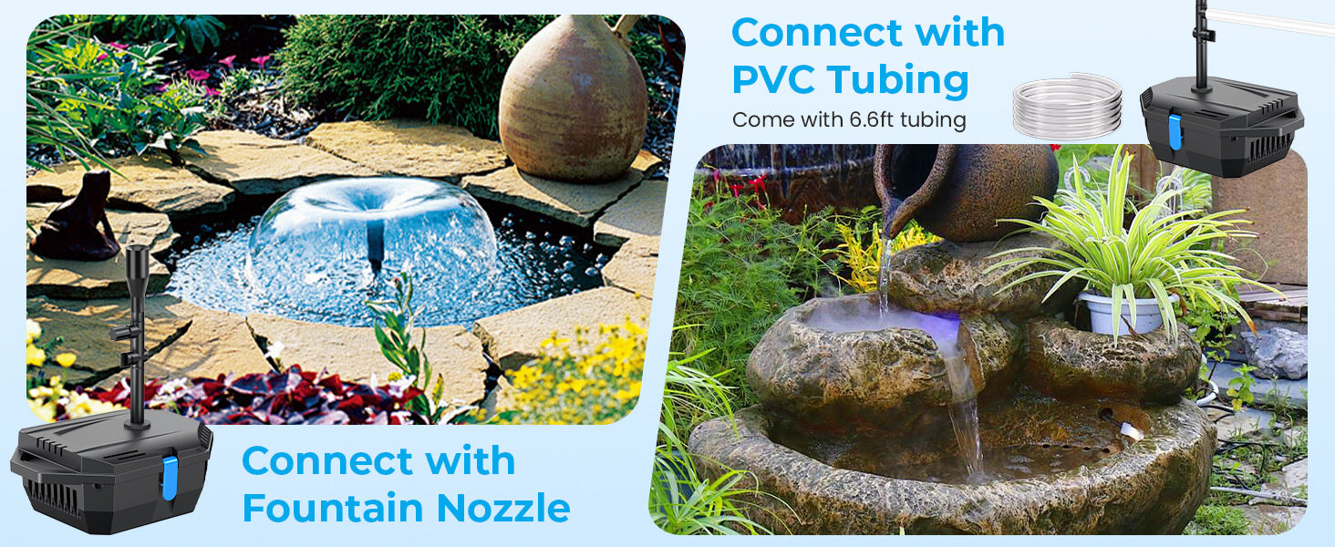 Used As Pond Filter/ Pond Fountain/ Pond Pump Water Features