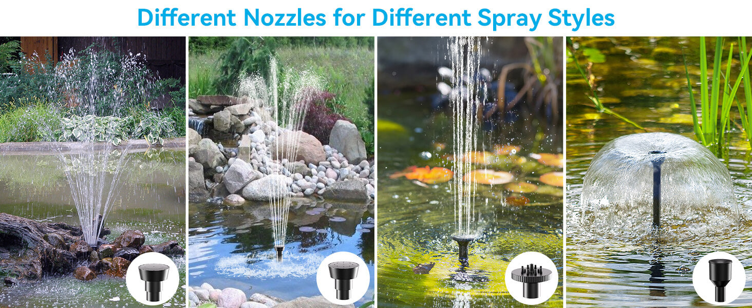 Multiple Nozzles for Different Spray Styles