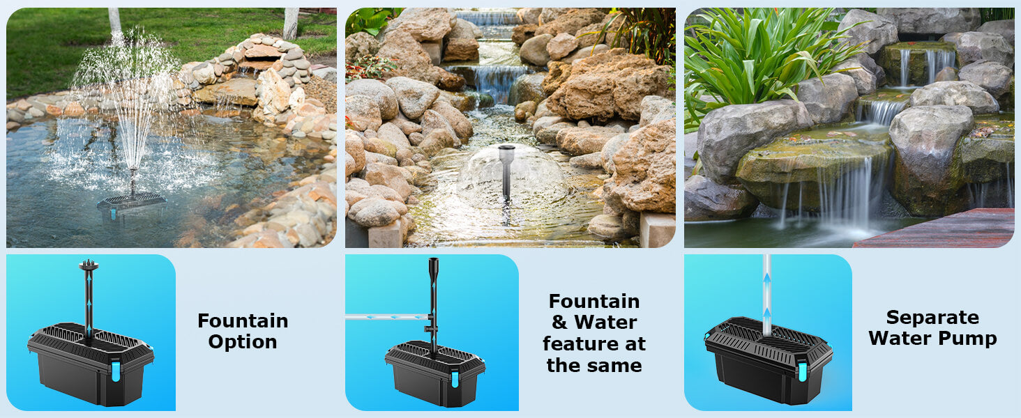 Runs Different Water Features