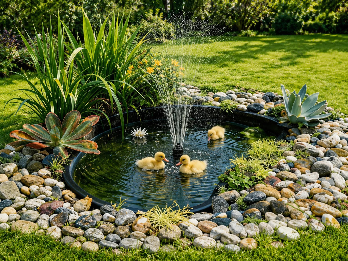 Duck plastic ponds