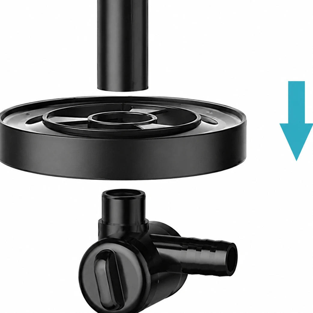 connect the fish pond filter system light
