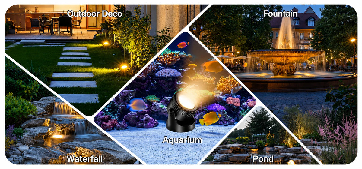 fish pond lights use