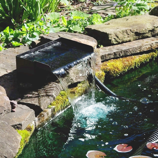 AC 40W 660GPH 12"x4.3" Metal Waterfall Kit