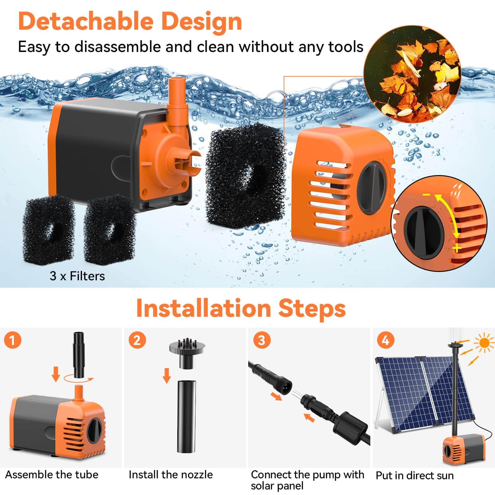 solar fountain pumps,solar fountain pump for pond,solar power pump for fountain,solar outdoor fountain pump