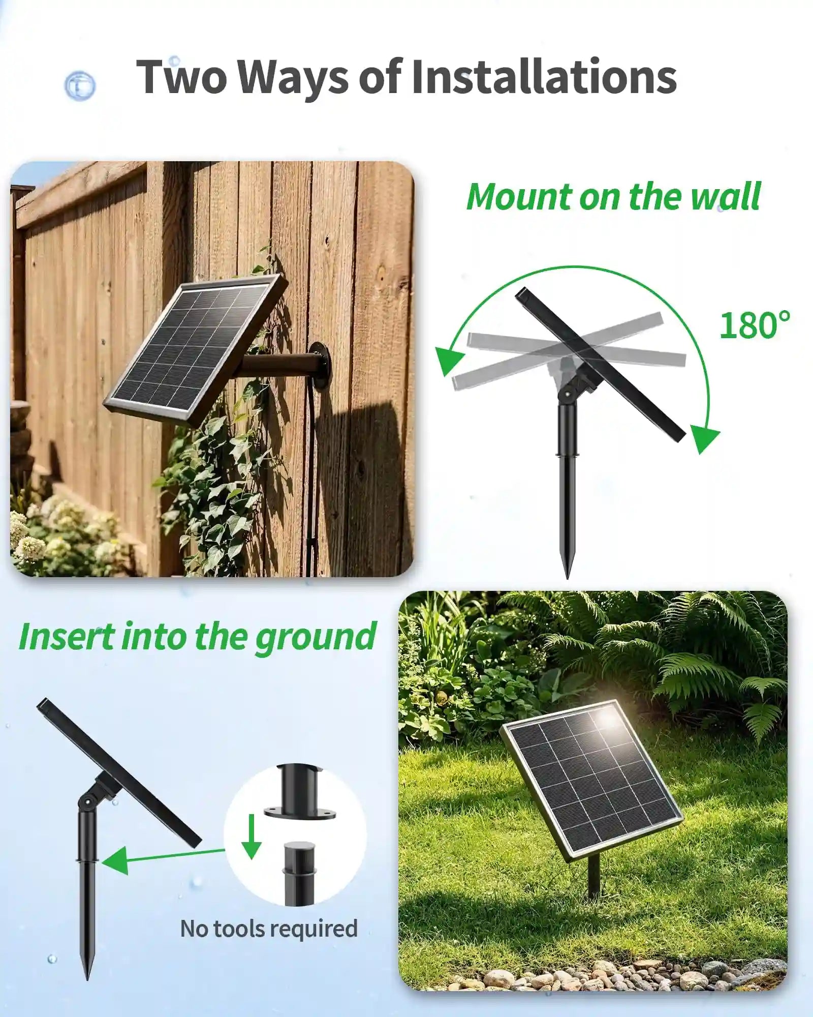 4W Colored Solar Underwater Lights with 3 Heads