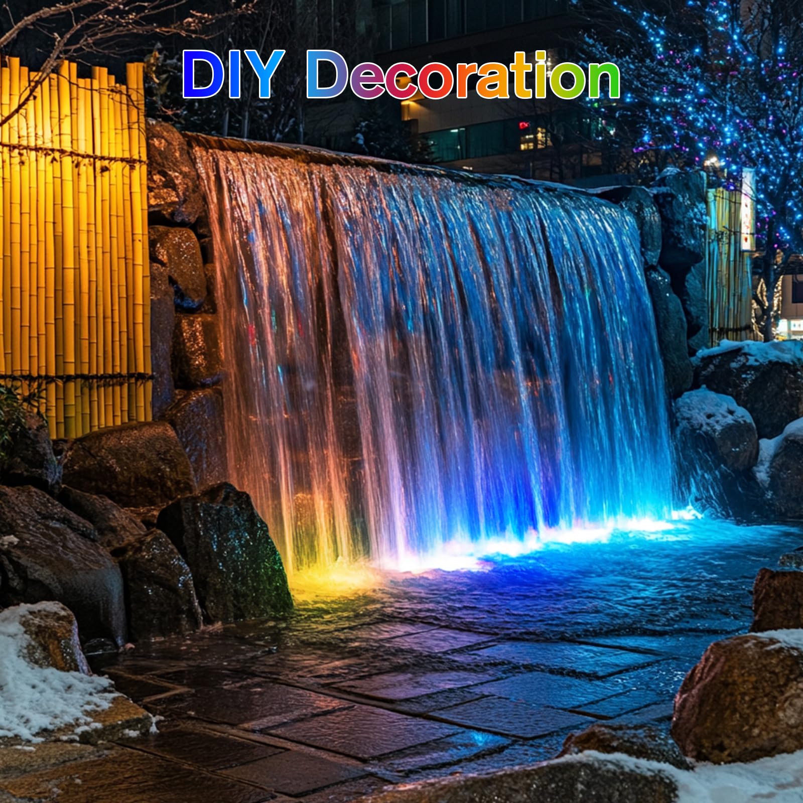 4-Head Colored Underwater Electric Pond Lights