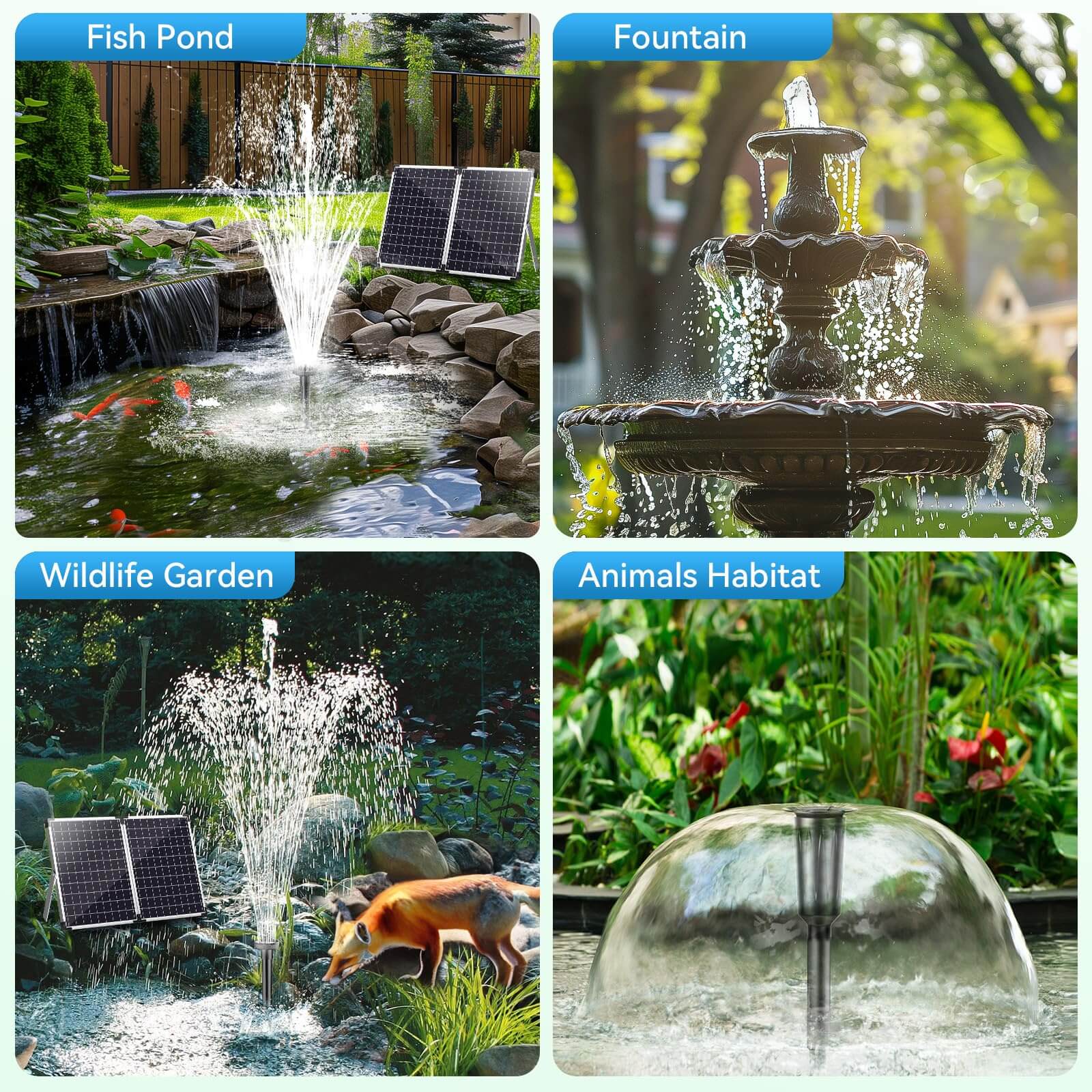 fountain solar powered pump,solar fountain pond pump,outdoor fountain pump solar,solar powered fountain pumps