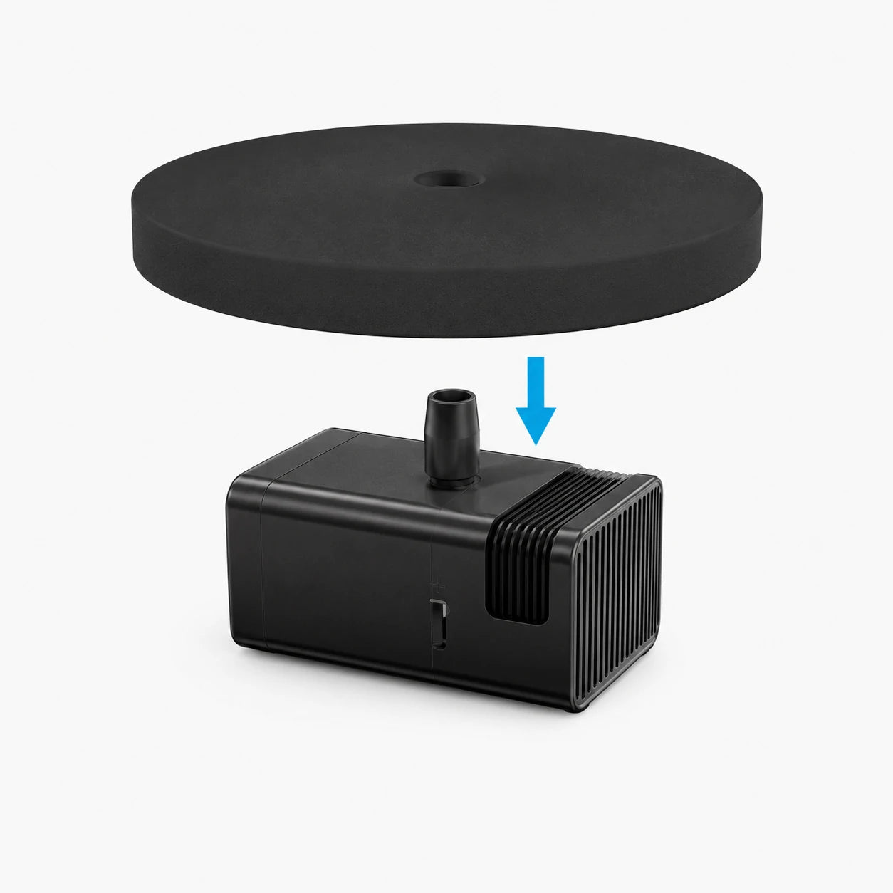 install solar bird bath fountain pump