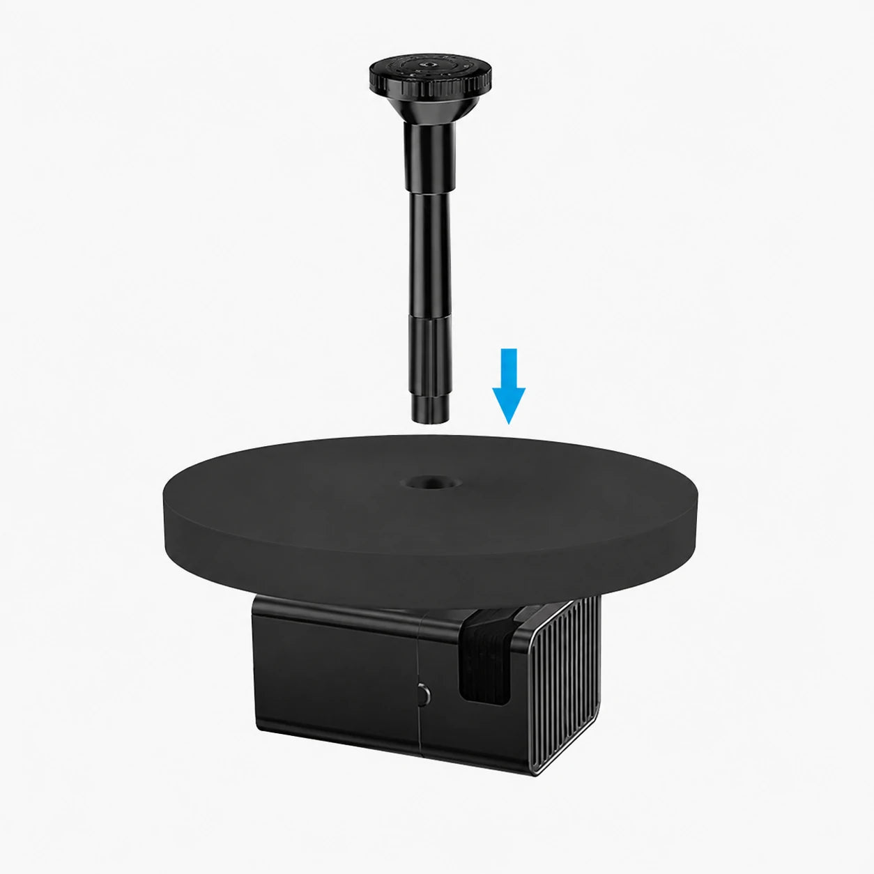 install solar powered fountain pump with battery backup