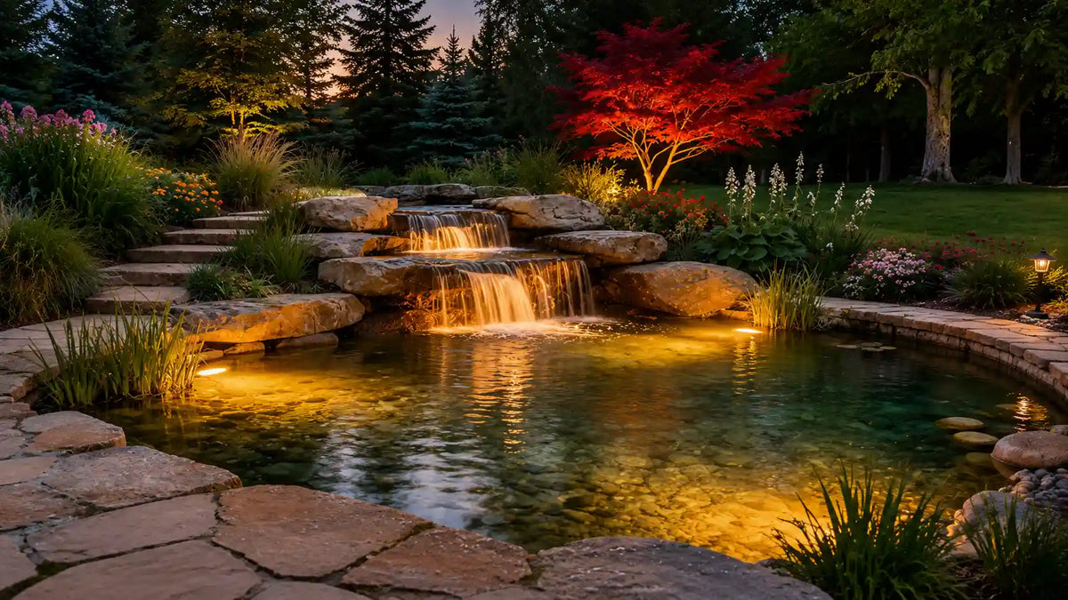 pond led underwater lights
