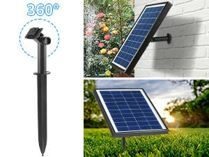 mini solar fountain for bird bath angle