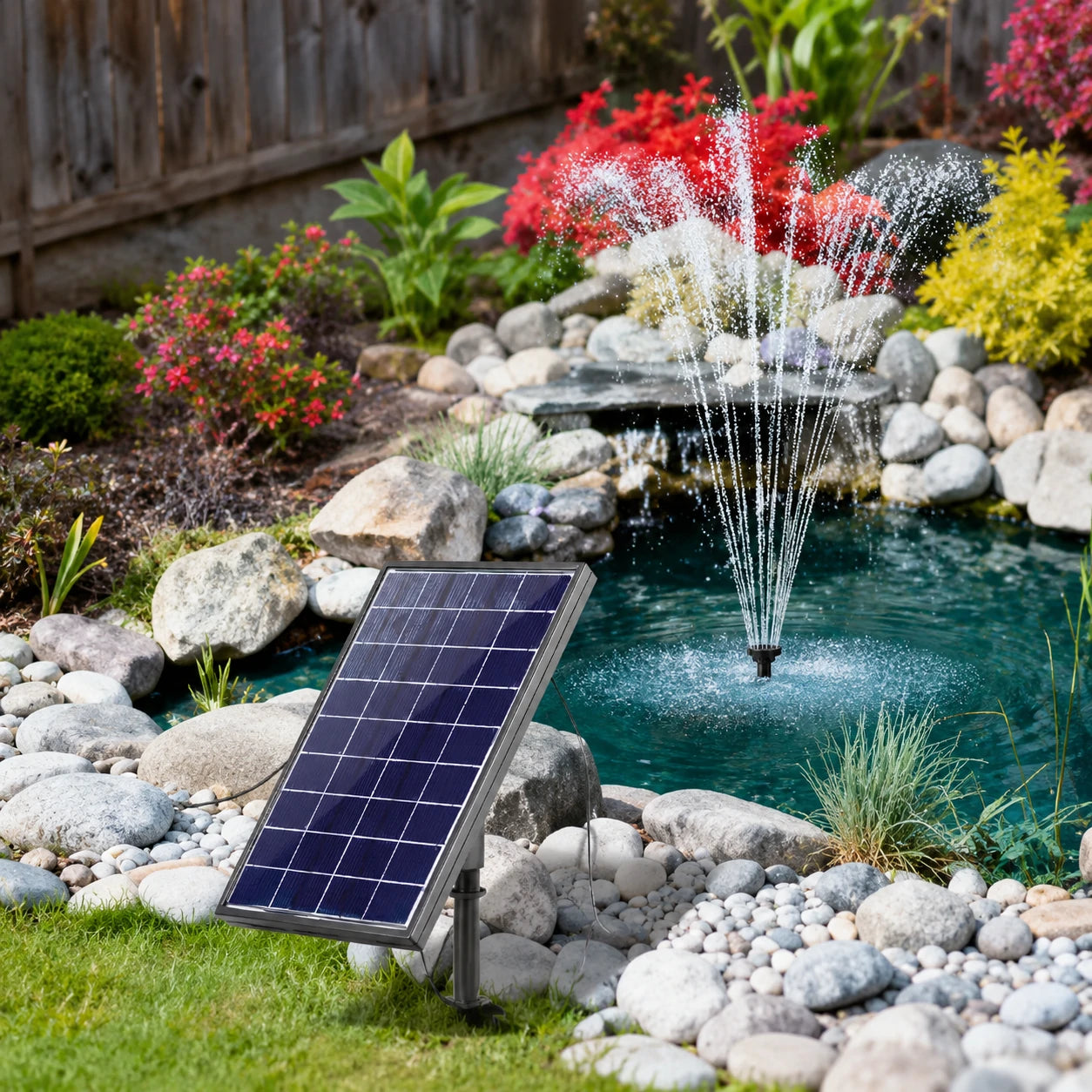 power on mini fountain for bird bath