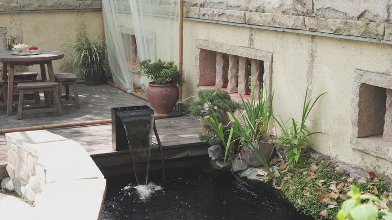 40W 660GPH Electric Waterfall Pump Kit with 8"x13.4" Spillway