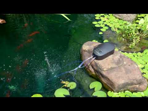 15W Solar Pond Aerator with 4400mAh Battery