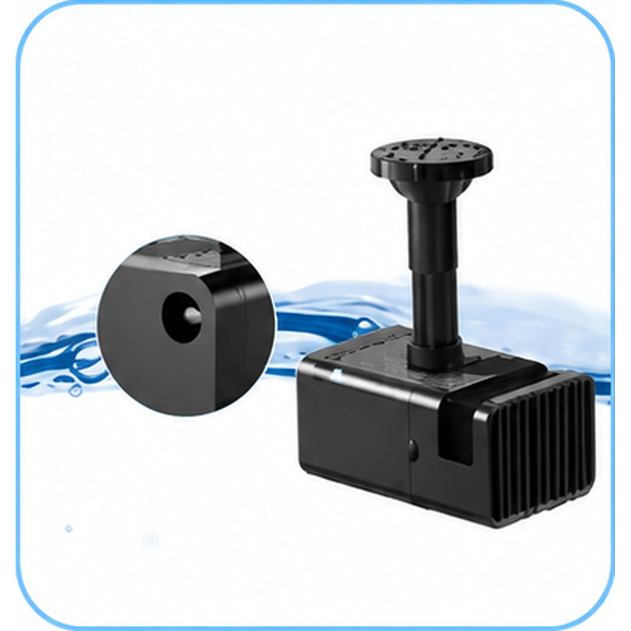 small solar powered water fountain protection
