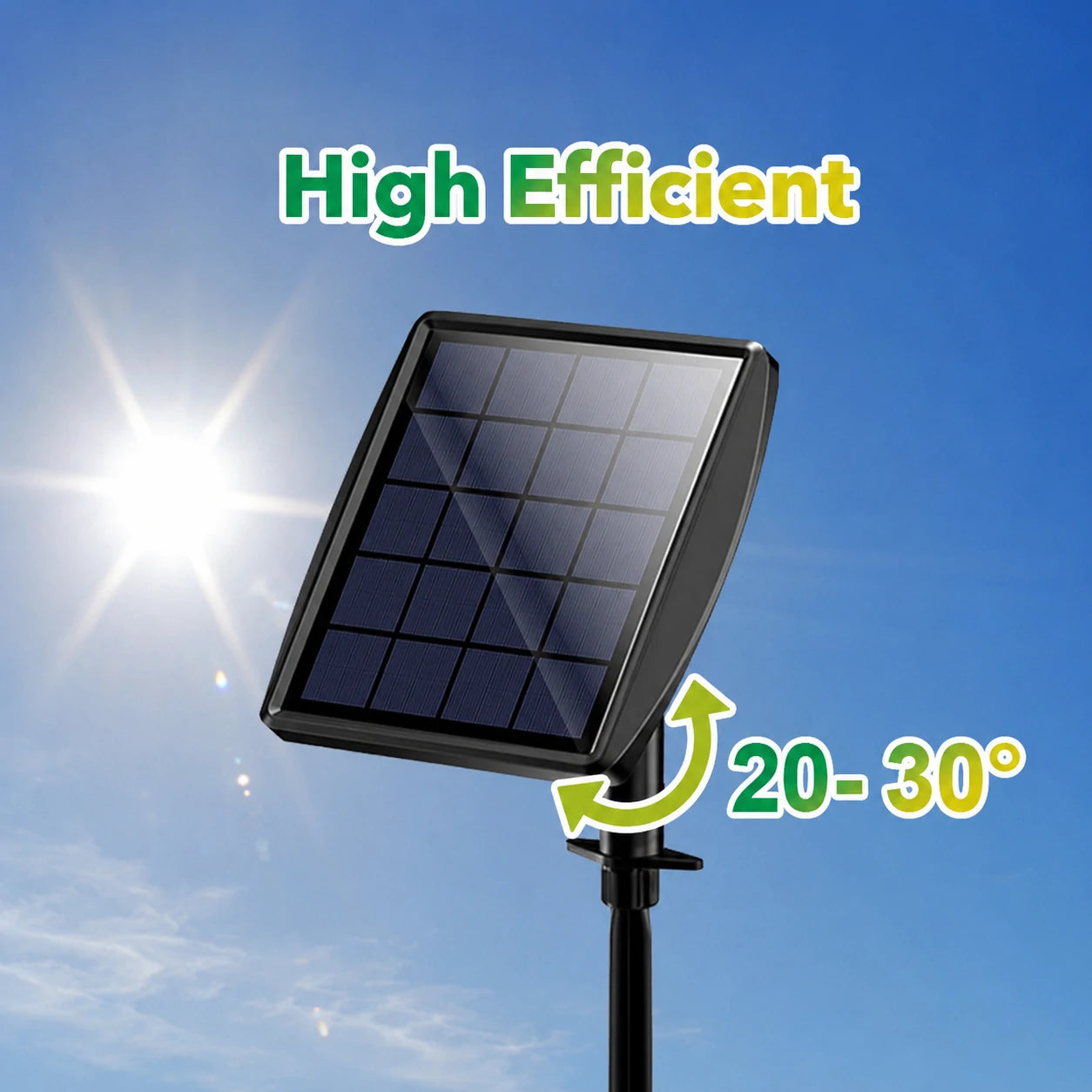 solar lights for pond high efficient