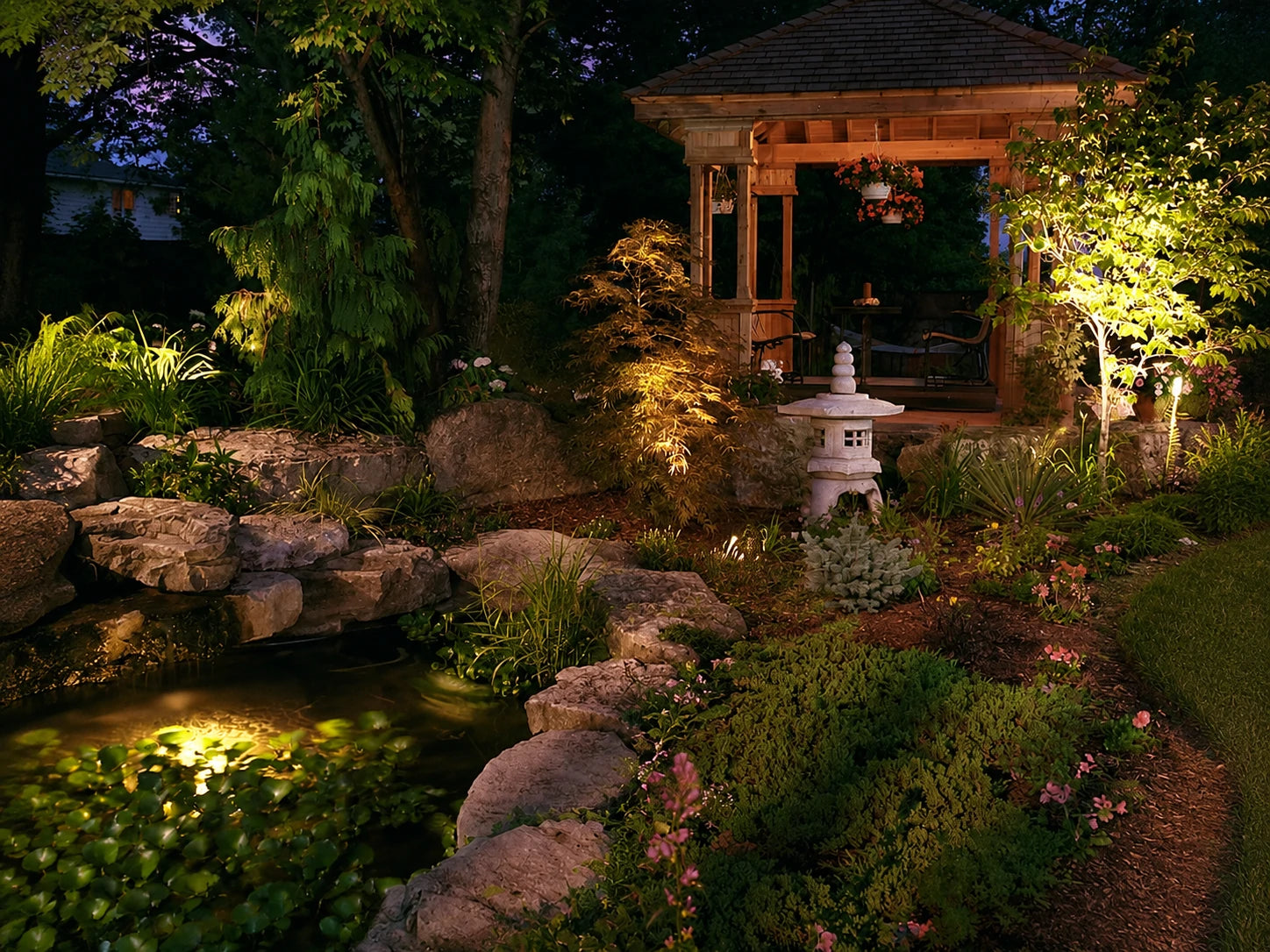 pond lights underwater solar fish tank