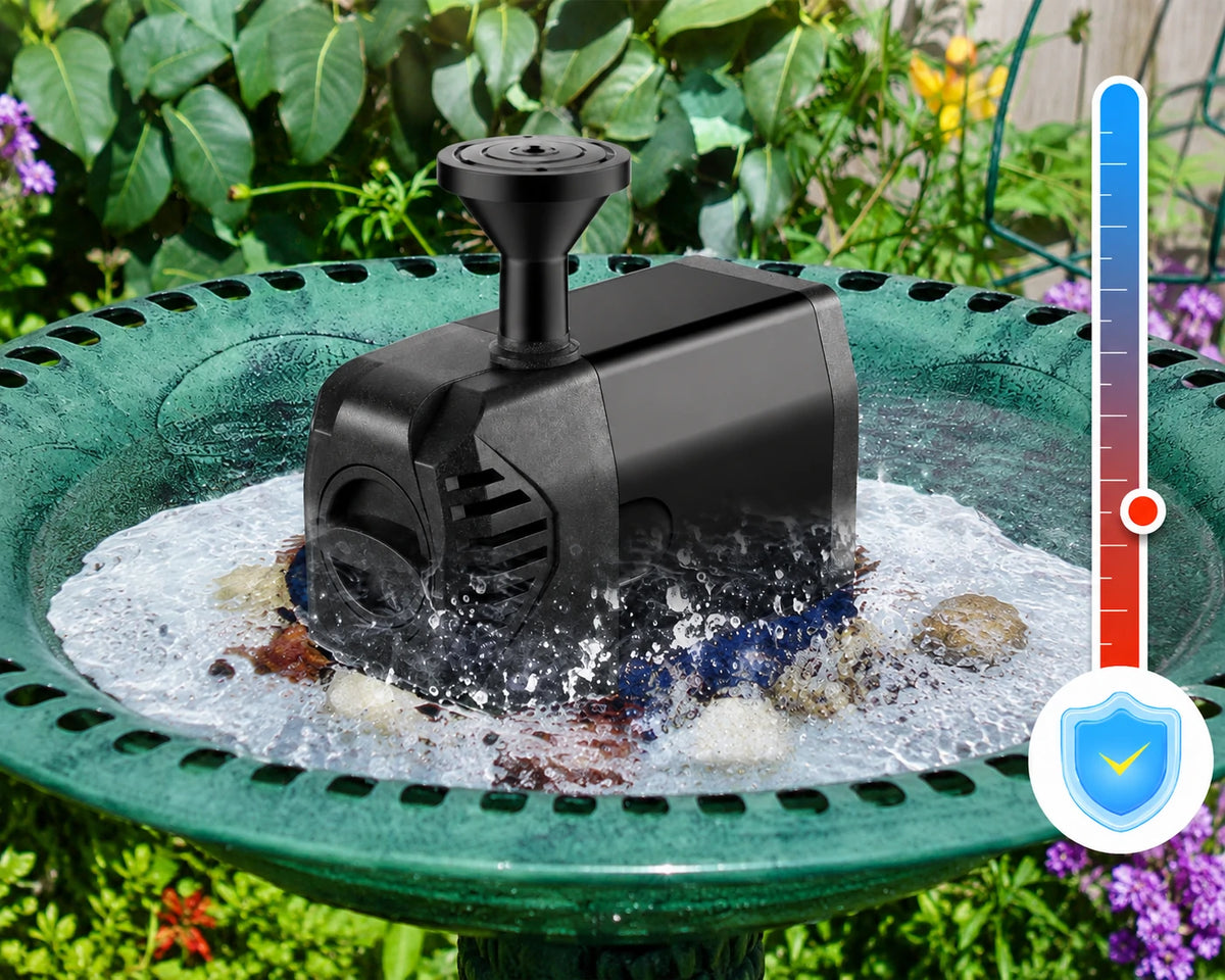 solar water pump for fountains protection